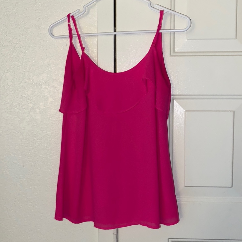 Naked zebra hot pink tank size small